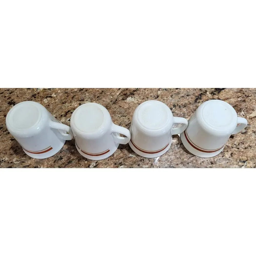Corelle by Corning Cinnamon Or Chestnut Pattern (Set of 4) Mugs